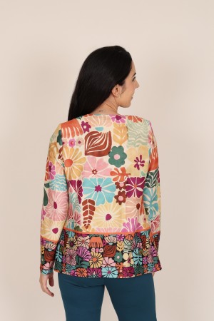 Twinset Jungle Print Knit Fabric| M47 Modas Benidorm