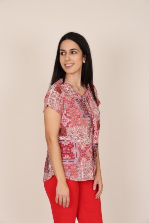 Camisa Estampada de Mujer| Camisa cremallera| M47 Modas Benidorm