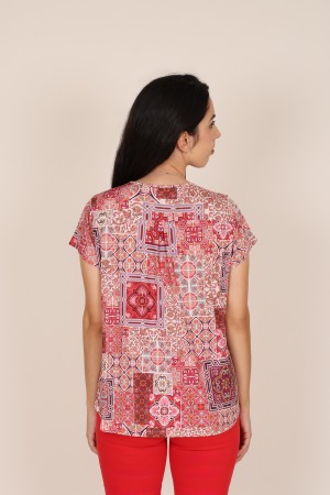 Camisa Estampada de Mujer| Camisa cremallera| M47 Modas Benidorm