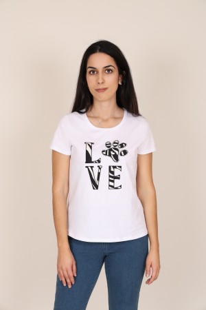Camiseta Viscosa Eco| Camiseta Blanca| M47 Modas Benidorm