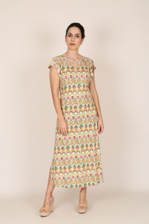 Boho Multicolored Dress| M47 Modas Benidorm