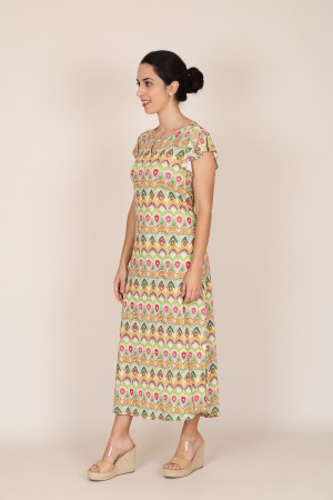 Boho Multicolored Dress| M47 Modas Benidorm