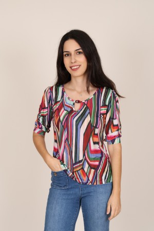 Positional Print Jeans Twinset| M47 Modas Benidorm