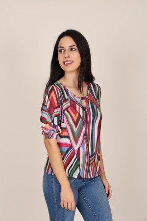 Positional Print Jeans Twinset| M47 Modas Benidorm