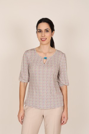 Positional Print Jeans Twinset| M47 Modas Benidorm