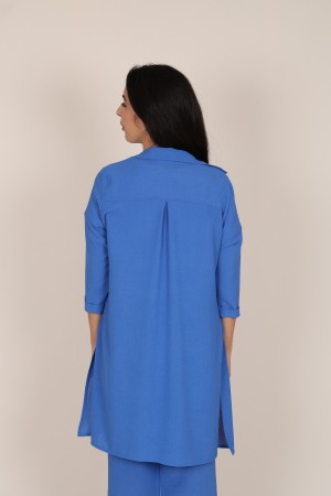 Knit Shirt Paisley Print Dress| M47 Modas Benidorm