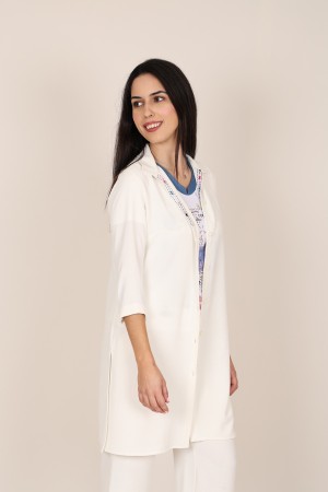 Knit Shirt Paisley Print Dress| M47 Modas Benidorm