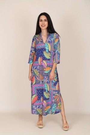 Vestido Midi Estampado| Vestido Boho|  M47 Modas Benidorm