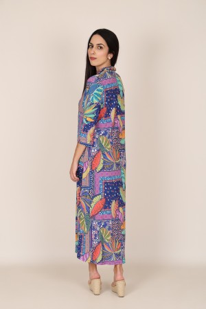 Vestido Midi Estampado| Vestido Boho|  M47 Modas Benidorm