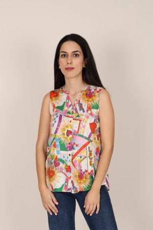 Camisa de Mujer Viscosa ECO| Blusa Fluida|  M47 Modas Benidorm