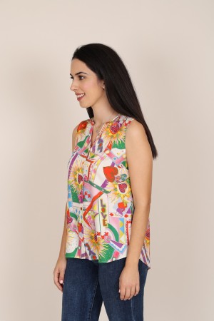 Camisa de Mujer Viscosa ECO| Blusa Fluida|  M47 Modas Benidorm
