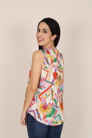 Camisa de Mujer Viscosa ECO| Blusa Fluida|  M47 Modas Benidorm
