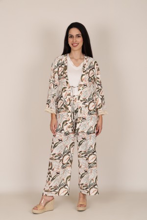 Pantalones de Mujer| Pantalon Tobillero Tencel| M47 Modas Benidorm