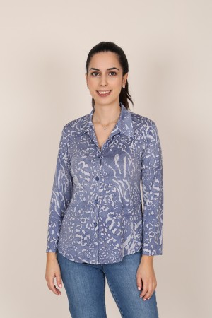 Camisa Estampada de Mujer| Camisa Coordinada| M47 Modas Benidorm