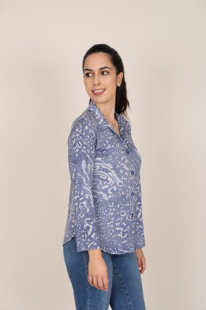 Camisa Estampada de Mujer| Camisa Coordinada| M47 Modas Benidorm