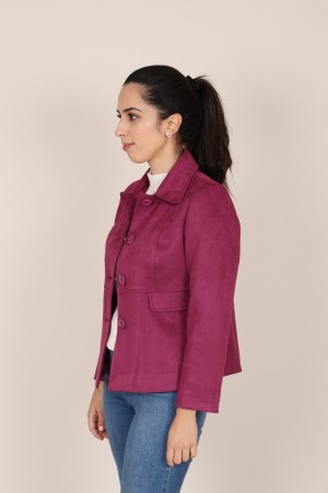 Chanel-Cut Zip Blazer