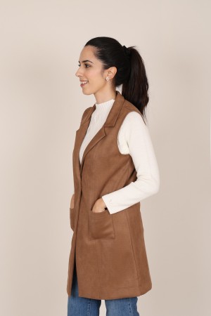 Straight-Cut Crepe Blazer| M47 Modas Benidorm
