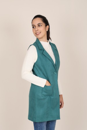 Straight-Cut Crepe Blazer| M47 Modas Benidorm