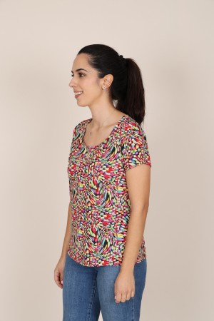 Positional Print Jeans Twinset| M47 Modas Benidorm