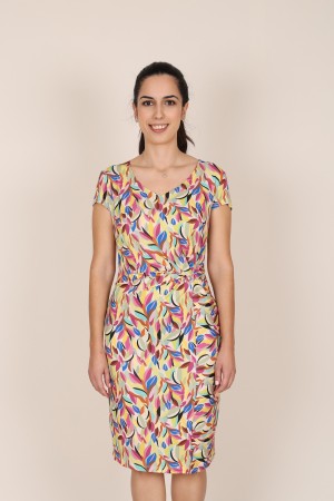 Vestido Midi  Invitada| Vestido Estampado| M47 Modas Benidorm