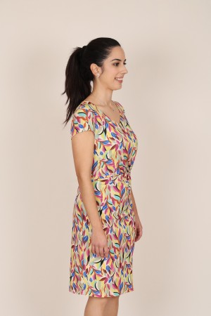 Vestido Midi  Invitada| Vestido Estampado| M47 Modas Benidorm