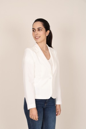 Crepe Knit Blazer| M47 Modas Benidorm