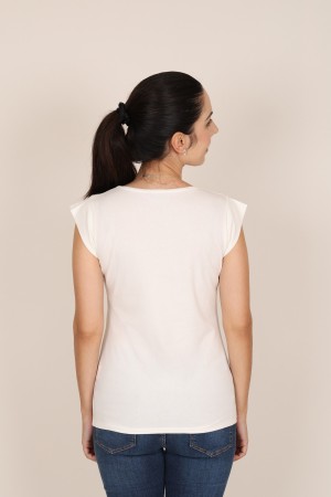 Camiseta Viscosa Eco| Camiseta Blanca| M47 Modas Benidorm