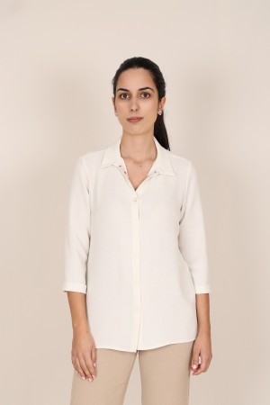 Knit Shirt Paisley Print Dress| M47 Modas Benidorm