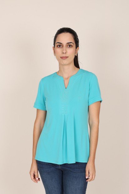 Camisa Estampada de Mujer| Camisa cremallera| M47 Modas Benidorm