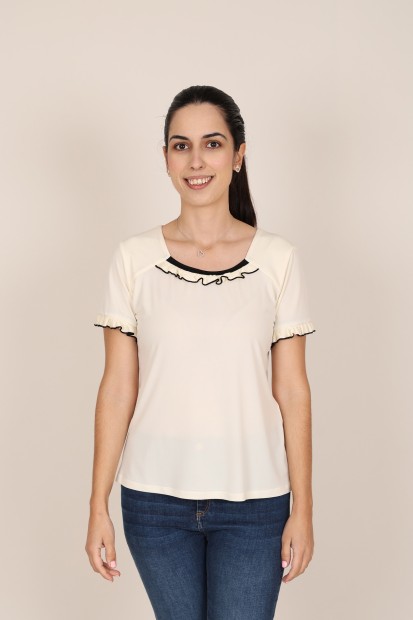 Camisetas y Tops de Mujer| Camiseta Basica|  M47 modas Benidorm