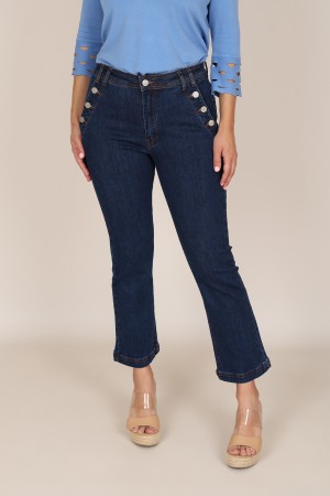 Blue Jeans Leatherette Details| M47 Modas Benidorm