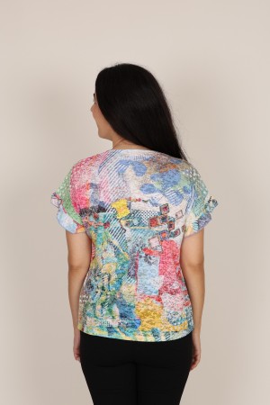 Camiseta Estampada de Mujer| Camiseta Algodon Organico| M47 Modas Benidorm