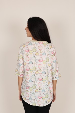 Knit Kimono Positional Print| M47 Modas Benidorm