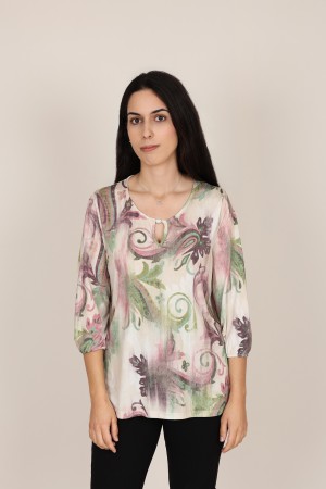 Knit Roud Neck Animal Print T-shirt| M47 Modas Benidorm