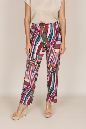 Pantalon de Punto| Pantalon Estampado|  M47 modas Benidorm