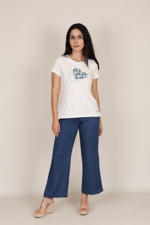 Pantalones de Mujer| Pantalon Tobillero Tencel| M47 Modas Benidorm