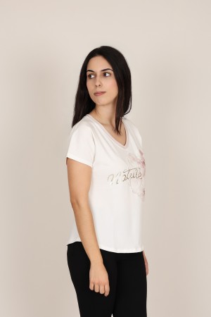 Camiseta Joya de Mujer| Camiseta Algodon Organico| M47 Modas Benidorm