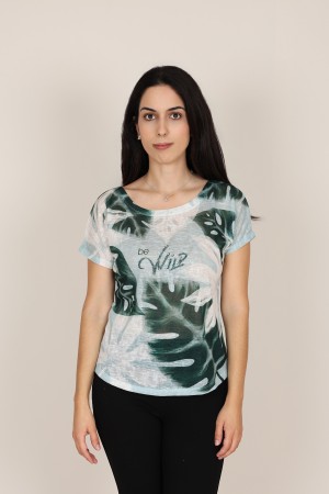 Organic Cotton & Silk Effect T-shirt | M47 Modas Benidorm