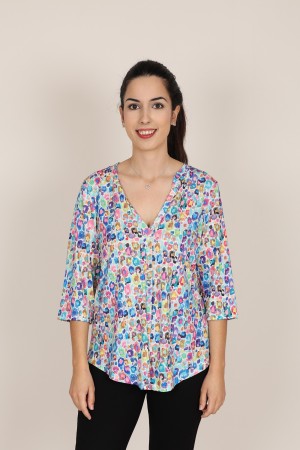 Knit Kimono Positional Print| M47 Modas Benidorm