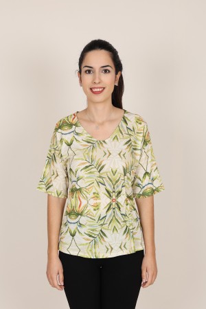 Knit Kimono Positional Print| M47 Modas Benidorm