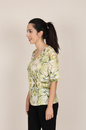 Knit Kimono Positional Print| M47 Modas Benidorm