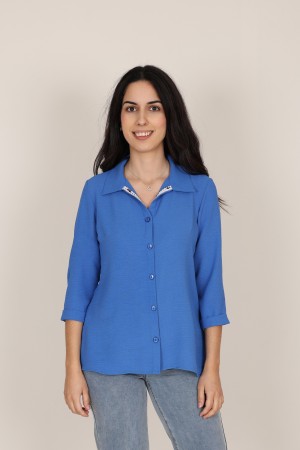 Knit Shirt Paisley Print Dress| M47 Modas Benidorm