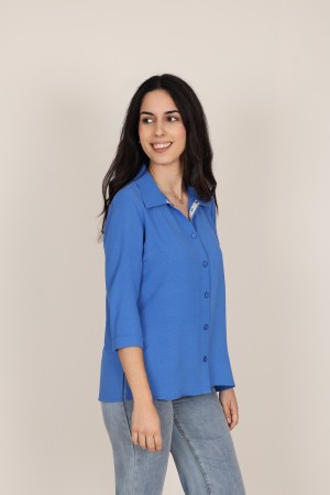 Knit Shirt Paisley Print Dress| M47 Modas Benidorm