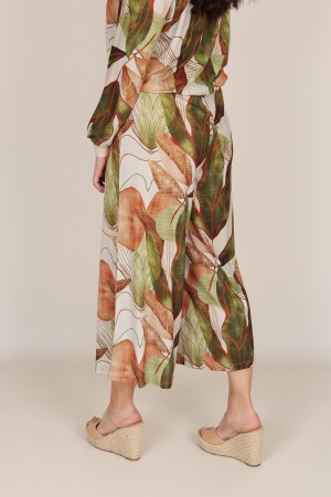 Midi Dress Flared Cut Seventies Print| M47 Modas Benidorm