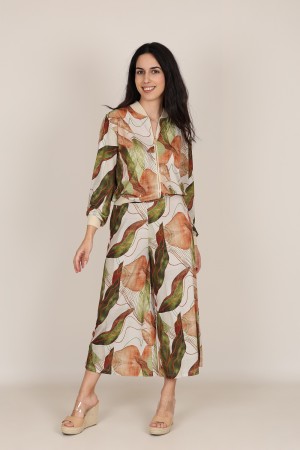 Midi Dress Flared Cut Seventies Print| M47 Modas Benidorm