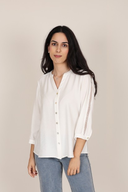 Camisa de Mujer| Camisa Blanca| M47 Modas Benidorm