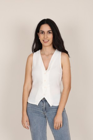Chaleco de Mujer | Chaleco Blanco | M47 Modas Benidorm
