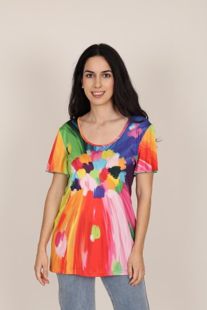 Camiseta Oversize Mujer| Camisetas Estampadas| M47 Modas Benidorm
