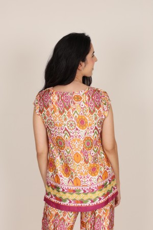 Flowing Printed Blouse| M47 Modas Benidorm