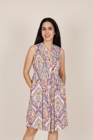 Flowing Printed Blouse| M47 Modas Benidorm